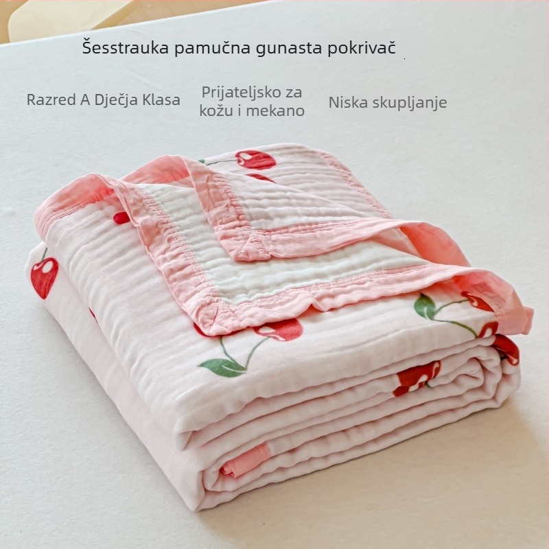 Deka-ručnik od 99% pamuka, težina 1,1–1,5 kg, za ljeto, reaktivno printanje i bojanje