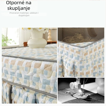 Univerzalna navlaka za namještaj, svilenkasti cvjetni uzorak, zaštita od prašine za noćni ormarić/kauč/klima uređaj