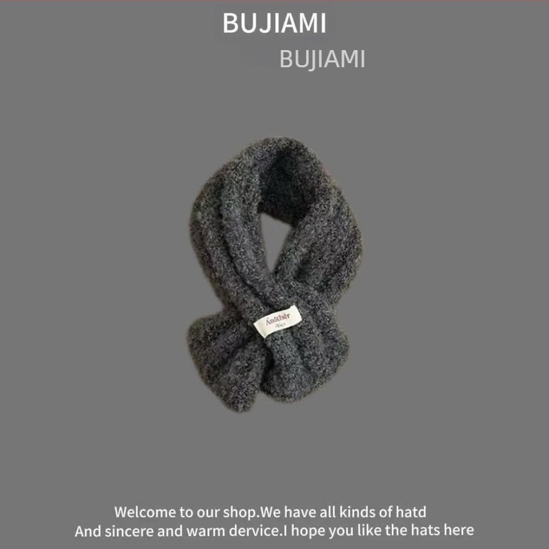 Šal od vune, warp-knit, unisex zima, uzorak boja mreže, tie-dye završnica — Bajia Rice