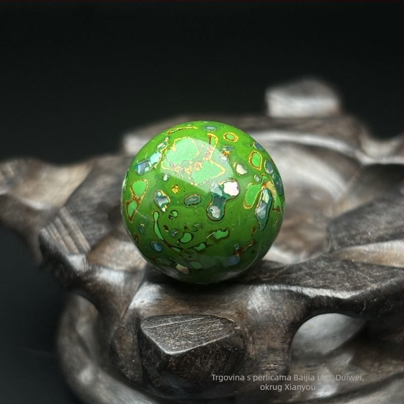 Drveni narukvica s kineskim dizajnom, ručna izrada, Buddha koralikama s perlom