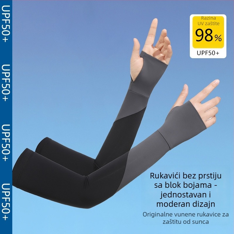 Najlonske leden rukave za žene – UV zaštita, za vožnju i biciklizam, minimalistički stil