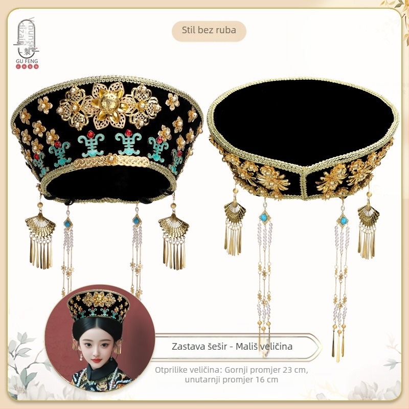 Dječji dodatak za kosu, Wanyuefang, ručna izrada, materijal: legura, vrsta: traka za glavu i gumica, stil: antički/retro