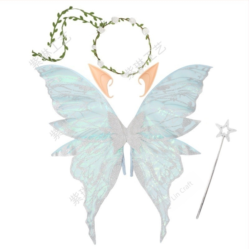 Anđeoska krila za leđa - dodatak za COSPLAY, Materijal: tkanina, Izrada: poluručna i polu-mehanička, Rekvizit za šminku kostima, Nije uvoz