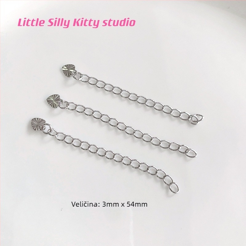 DIY komplet metalnih dodataka za narukvicu: univerzalni model, legura sa srebrnim ili zlatnim premazom; lobster clasp, pokrivena kopča, otvoreni prsten