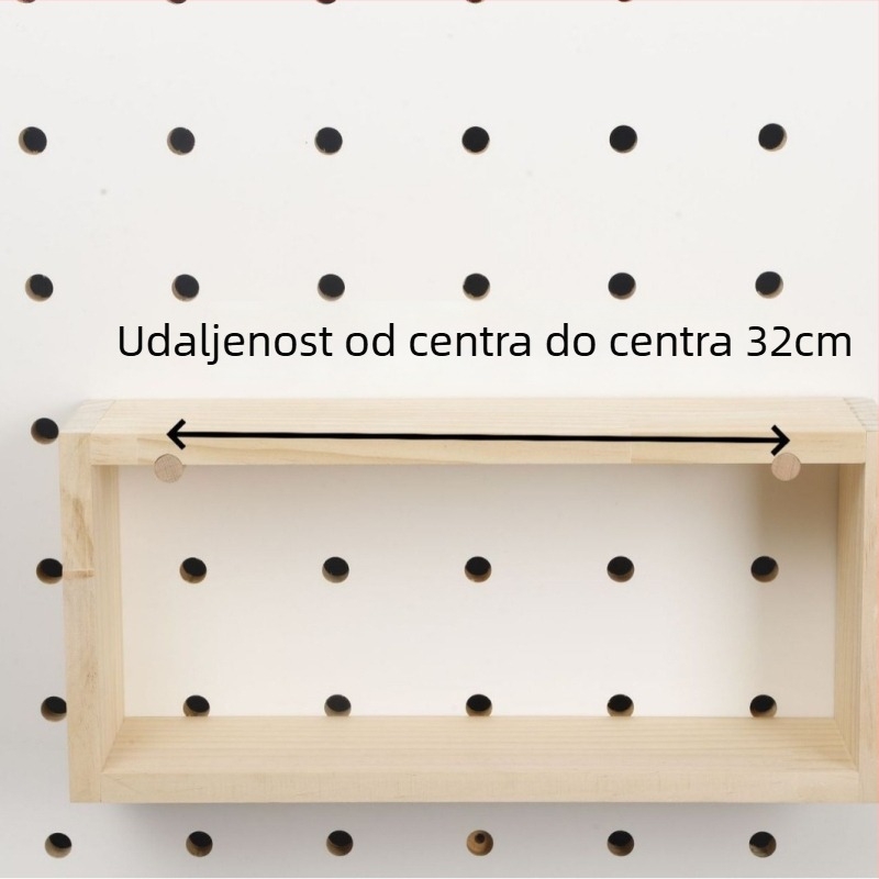 Drveni dodaci za ploču s rupama, nordijski kuka s nosivošću, bukovo drvo, Baimao marka, porijeklo Linyi, proljeće 2020 lansiranje