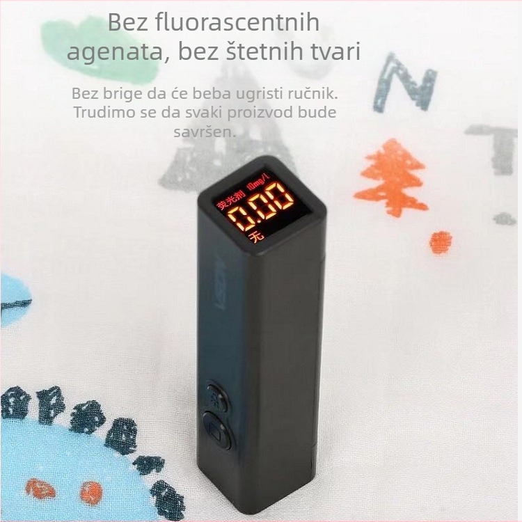 8-slojni dječji salivni ubrus — vodootporan, 100% pamuk, otisnut uzorak, Meijia Bell
