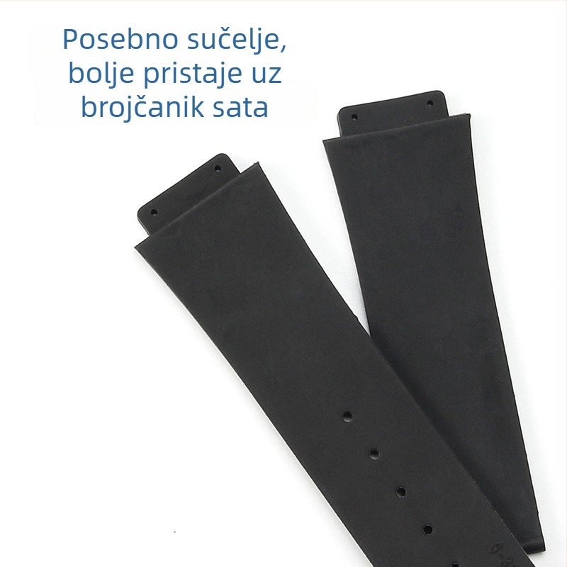 Silikonski kaiš za sat za kućišta 24×17 mm i 26×19 mm, klasičan Fusion dizajn