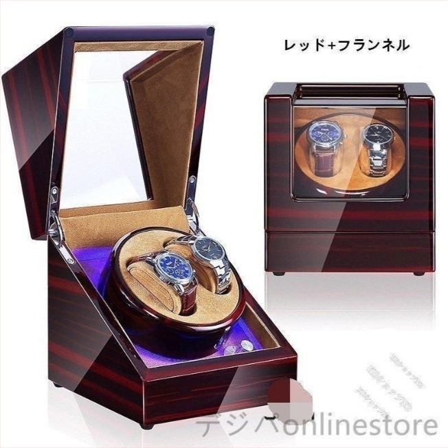 Kutija za navijanje satova za automatske mehaničke satove | Model SVC2000, MDF s završnim premazom piano, ručna obrada i poliranje