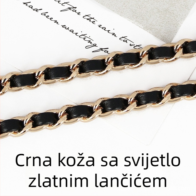 Lančani remen za torbu od PU kože, produženi remen za nošenje crossbody