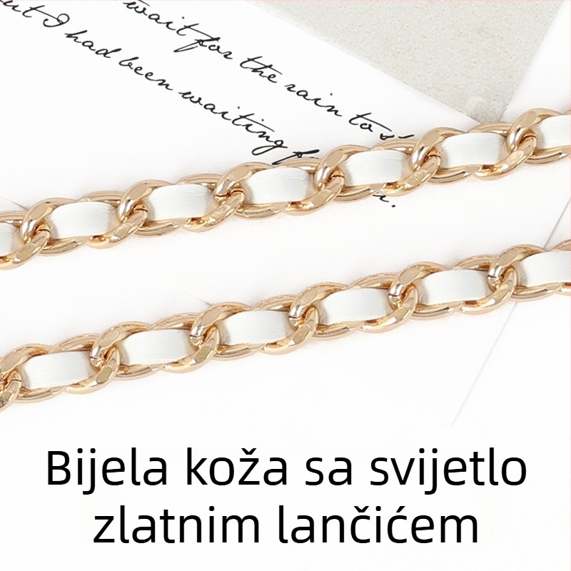 Lančani remen za torbu od PU kože, produženi remen za nošenje crossbody