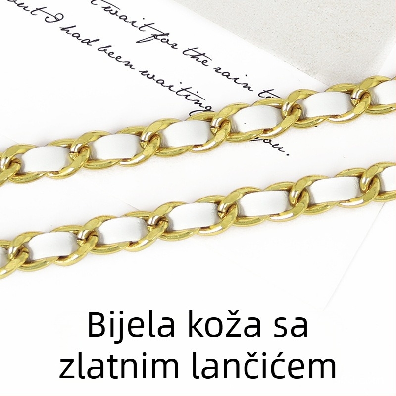 Lančani remen za torbu od PU kože, produženi remen za nošenje crossbody