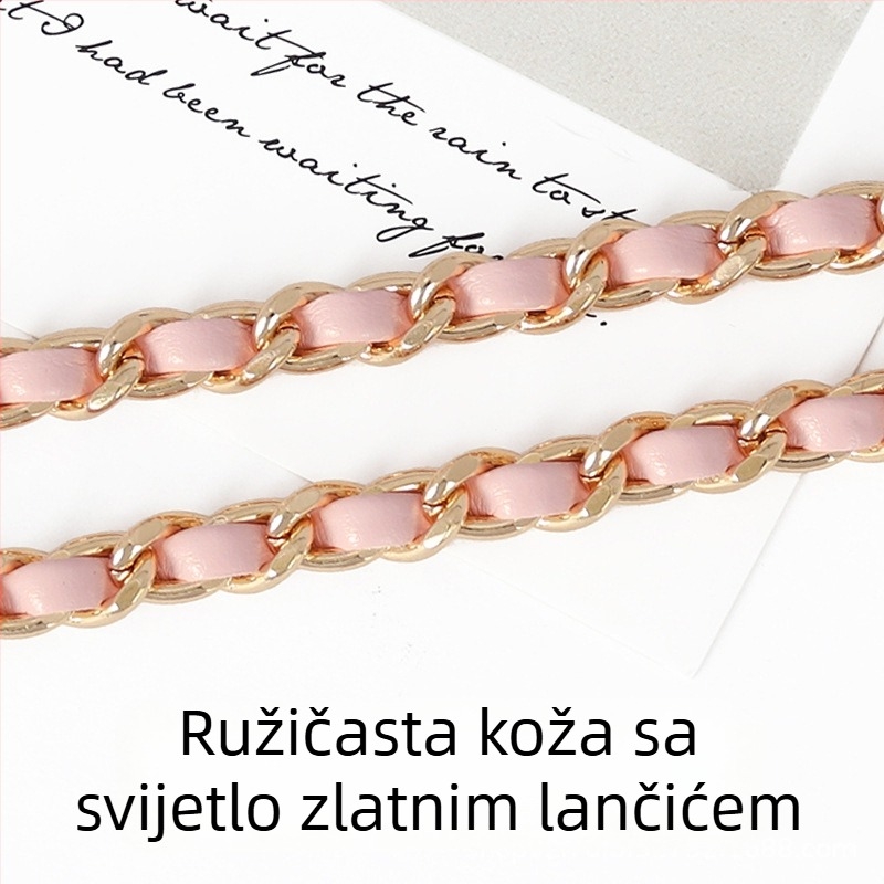 Lančani remen za torbu od PU kože, produženi remen za nošenje crossbody