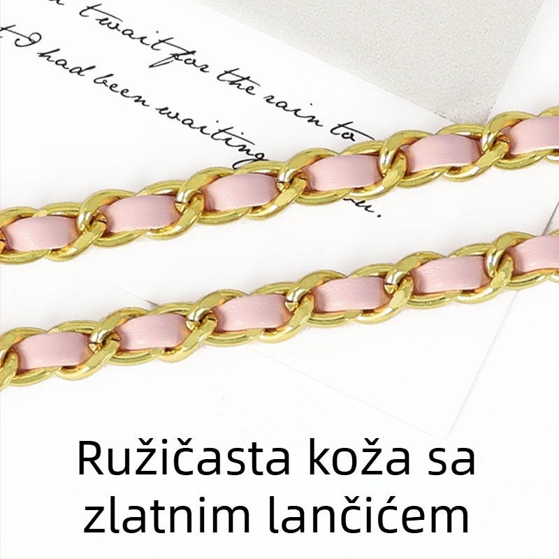 Lančani remen za torbu od PU kože, produženi remen za nošenje crossbody