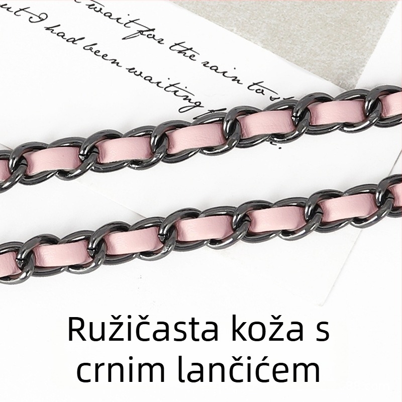 Lančani remen za torbu od PU kože, produženi remen za nošenje crossbody