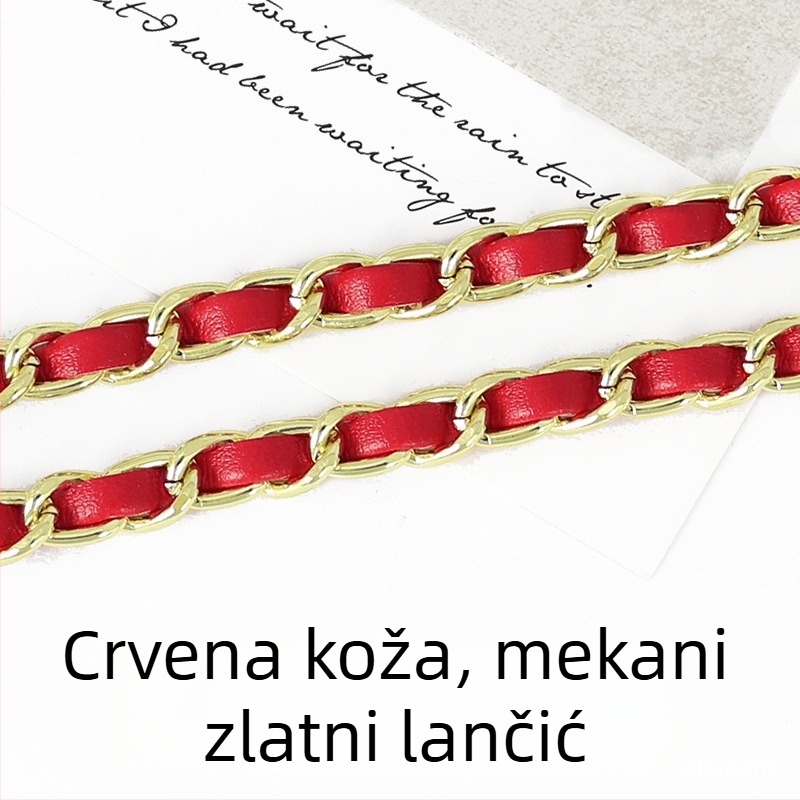 Lančani remen za torbu od PU kože, produženi remen za nošenje crossbody