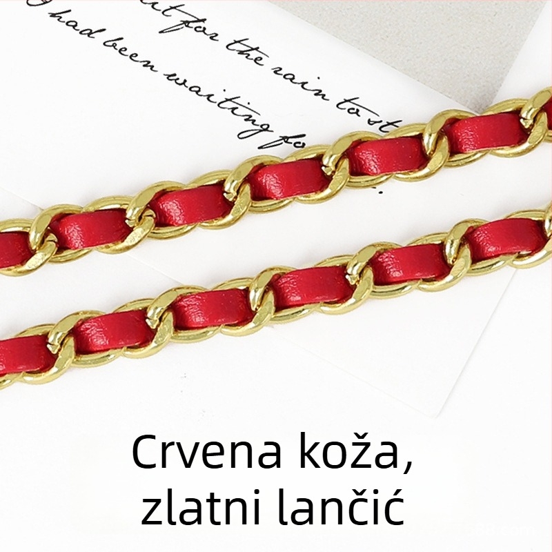 Lančani remen za torbu od PU kože, produženi remen za nošenje crossbody