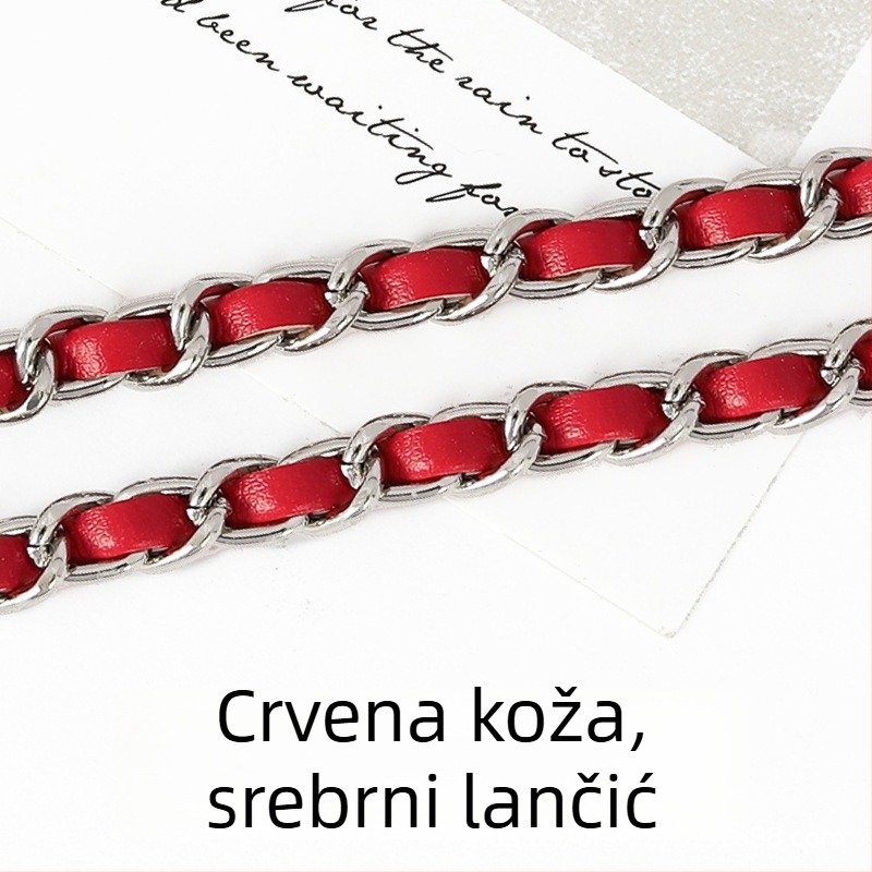 Lančani remen za torbu od PU kože, produženi remen za nošenje crossbody