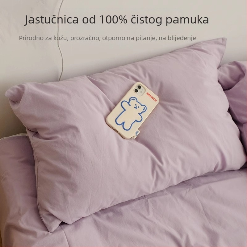 Set jastučnica – 100% pamuk, gustoća tkanine 30s, reaktivno bojanje, oprano platno