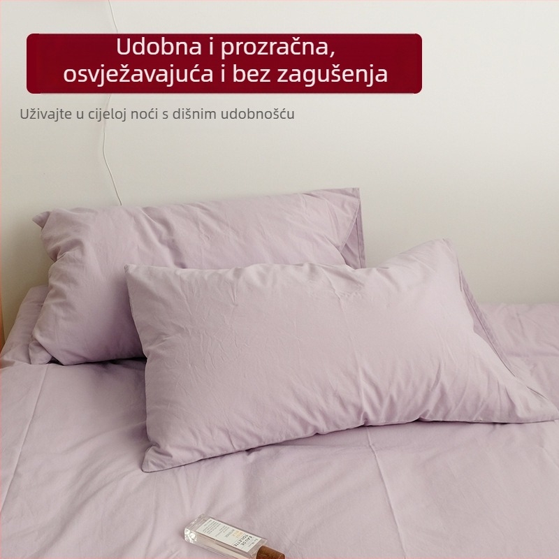 Set jastučnica – 100% pamuk, gustoća tkanine 30s, reaktivno bojanje, oprano platno