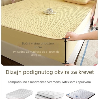 Krevetni prekrivač quiltan od poliestera s elastanom, reaktivno bojenje, 2–2,5 kg, moderni minimalistički stil