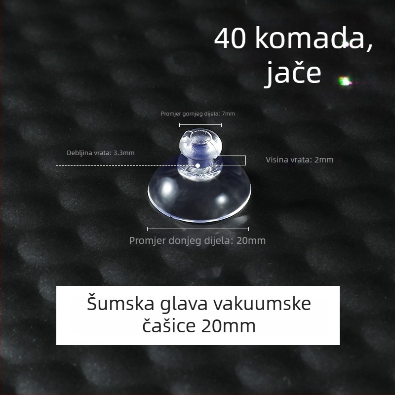 Plastična kuka s vakuumskom čašom, moderan minimalistički dizajn, zidna montaža, nosivost do 5 kg