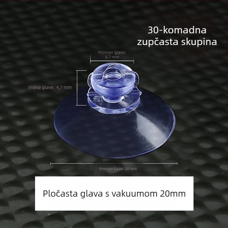 Plastična kuka s vakuumskom čašom, moderan minimalistički dizajn, zidna montaža, nosivost do 5 kg