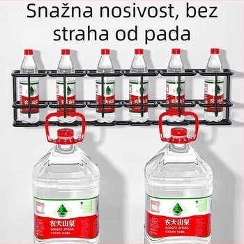 Zidni držač kišobrana za ulazna vrata, sa šest slojeva, zahtijeva ugradnju