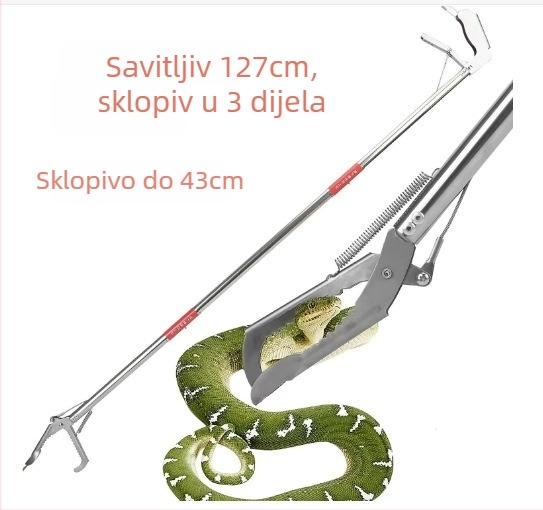 Klip od nehrđajućeg čelika za hvatanje jegulje — prenosni, izdržljiv vanjski alat za plažu i skupljanje otpada (Materijal: nehrđajući čelik; Marka: Druga; Ovlaštena privatna marka: Ne)