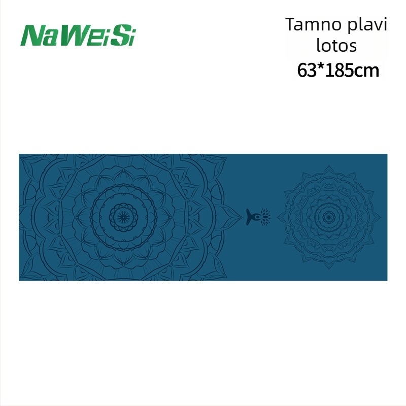 Joga ručnik za prostirku: protuklizni, upija znoj, dvostrani fleece, strojno pranje