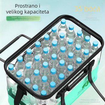 Camper EVA Sklopiva prozirna kutija za ribe – za vanjski ribolov s mamcima, višenamjenska kutija