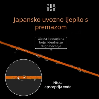 Glavna linija Dyneema s PE premazom, otporna na izblijedjenje, visoke čvrstoće, za morski ribolov, ribolov na mamce i ribolov sidrom