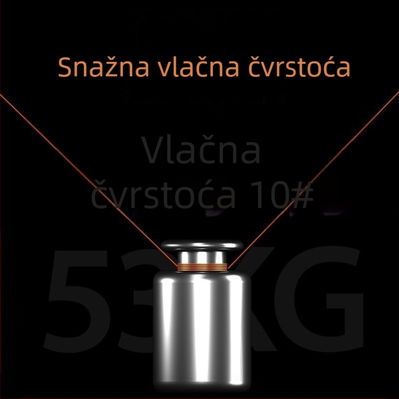 Glavna linija Dyneema s PE premazom, otporna na izblijedjenje, visoke čvrstoće, za morski ribolov, ribolov na mamce i ribolov sidrom
