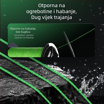 YGR X8 pleteni glavni ribolovni najlon za morski ribolov, 8 vlakana, 100/150 m, PE