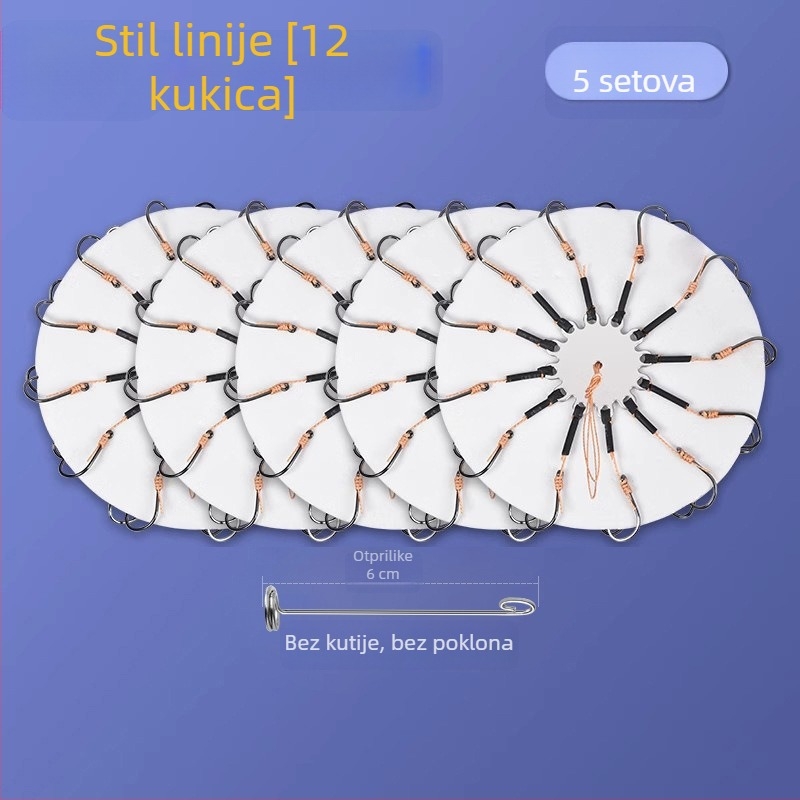 Set rotnih kuka Flip, broj 8, za ribolov u rezervoaru, 1 kom