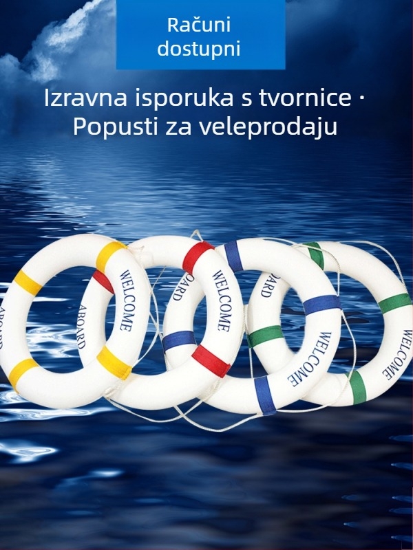 Dječji plivački prsten sa svilenim cvjetovima, uzorak 69850, dekorativni plivački prsten