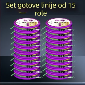 Zlatna nit ribolovna linija – prethodno zavezana glavna linija, gotov proizvod, mekan set, komplet