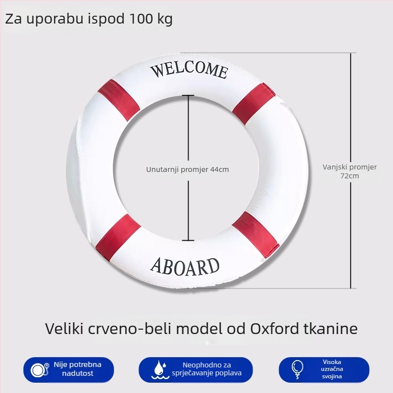 Plivački prsten - Model F78MJ9T8JMM955; Materijal: Običan PVC; Debljina PVC: Drugo; Kategorija: Plivački prsten