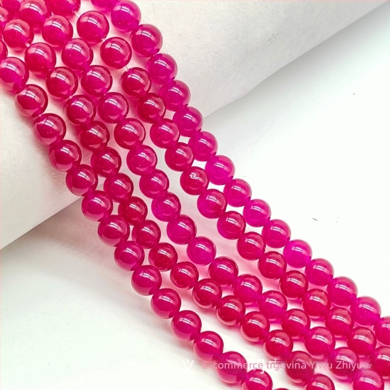 8 mm prirodne kamene perle, okrugle, s totemskim uzorom, za DIY nakit