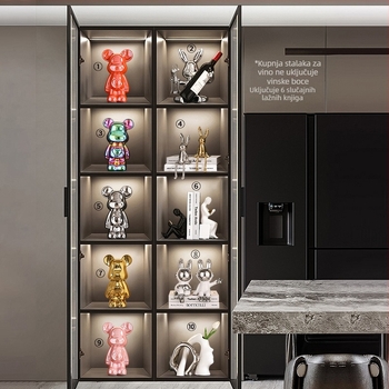 Set ukrasnih figurica životinja za vinsku vitrinu i dnevni boravak - keramička smola, svjetlucavi luksuz, Seashell Sea brend