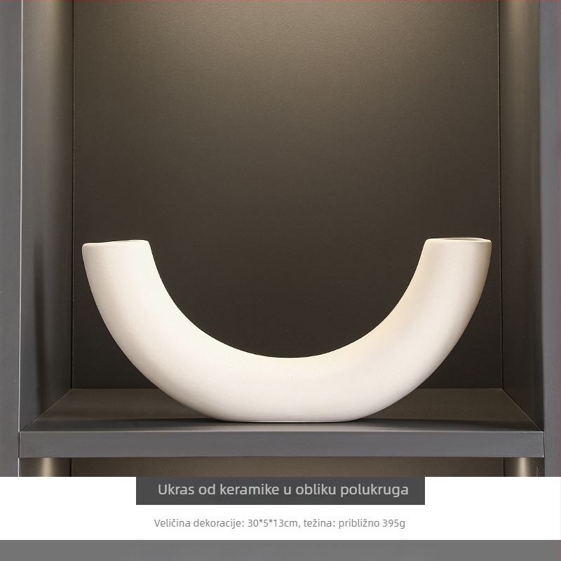 Set ukrasnih figurica životinja za vinsku vitrinu i dnevni boravak - keramička smola, svjetlucavi luksuz, Seashell Sea brend