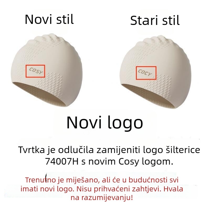 Set silikonske plivačke kape i naočala za odrasle – vodootporan, jednobojni uzorak, uključuje kapu i naočale