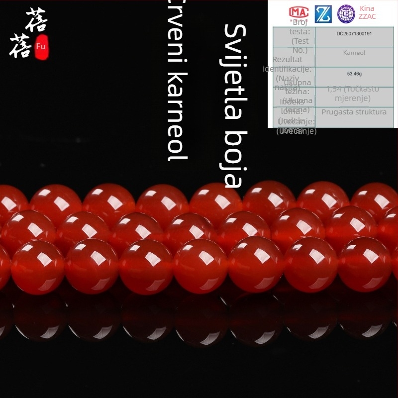 agatne perle, polirane, podrijetlo Lianyungang, okrugle perle