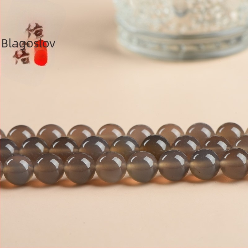 agatne perle, polirane, podrijetlo Lianyungang, okrugle perle