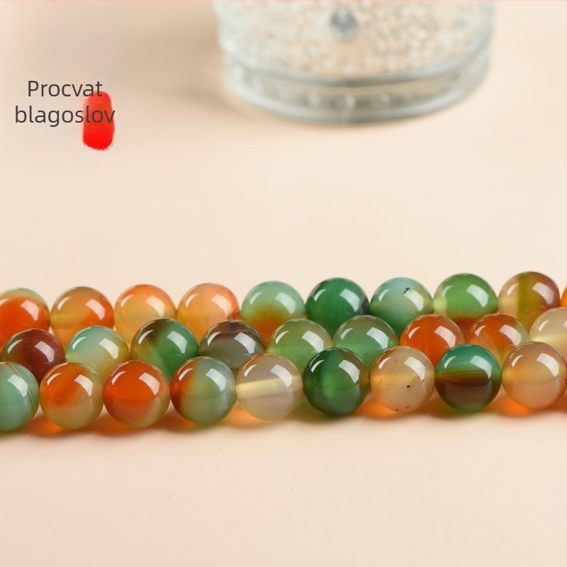 agatne perle, polirane, podrijetlo Lianyungang, okrugle perle