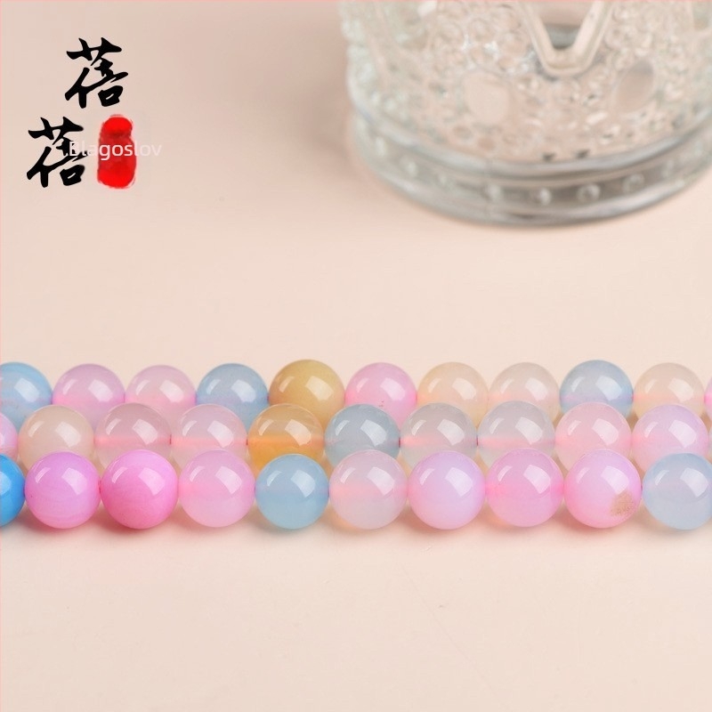 agatne perle, polirane, podrijetlo Lianyungang, okrugle perle