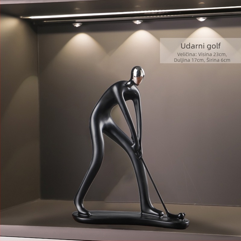 Sportske figure – kreativni stolni ukras, materijal: svila cvijeta, stil: univerzalan, poklon za rođendan, poslovni poklon.