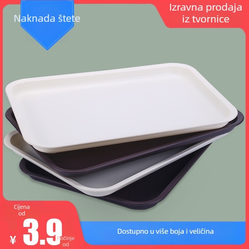 Plastična ploča za kućnu i poslovnu upotrebu — materijal PP, mat površina, nordijski stil, kvadratni oblik, tiskano logo