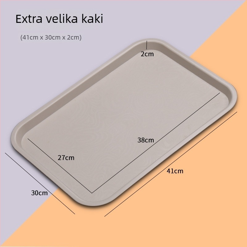 Plastična ploča za kućnu i poslovnu upotrebu — materijal PP, mat površina, nordijski stil, kvadratni oblik, tiskano logo