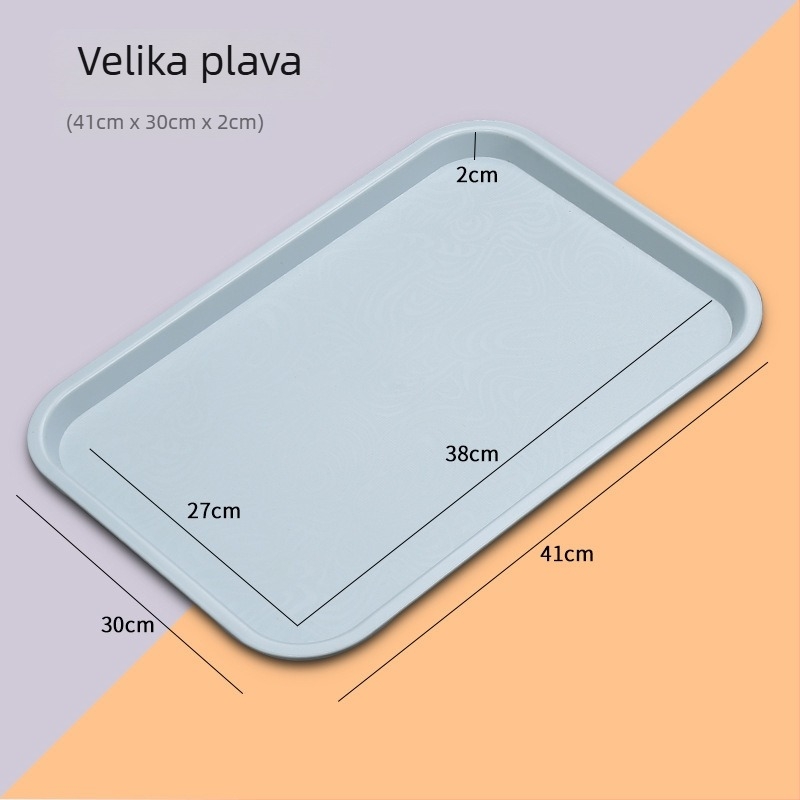 Plastična ploča za kućnu i poslovnu upotrebu — materijal PP, mat površina, nordijski stil, kvadratni oblik, tiskano logo