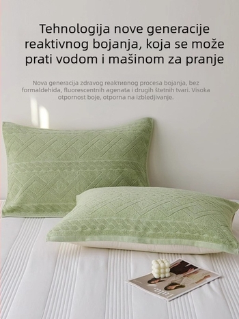 Dva komada navlaka za jastuk od 100% pamuka, pogodna za sve sezone, protuklizna, šifra proizvoda Sy25316yhs03
